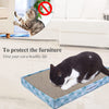 Cat Scratcher Padpal Cat Scratching Board, Cardboard Scratcher with Catnip for Indoor, Flat Scratch Board Scratch Pad Cardboard for Kitten, Extra Wide, 3Pack
