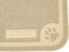 , Bowl Mat for Cat and Dog, Silicone Non-Slip Absorbent Waterproof Dog Food Mat, Easy to Clean, Unique Paw Design