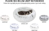 Donut Dog Bed Faux Fur Fluffy Calming Sofa for Small Dogs, Soft & Plush anti Anxiety Pet Couch for Dogs, Machine Washable Coco Pet Bed with Non-Slip Bottom, 23"X23"X6" Ivory