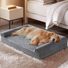 Summervibes BFPETHOME Orthopedic Self-Warming Calming Dog Bed for Medium-Large Dogs - Waterproof Couch Pet Bed with Removable, Washable Cover