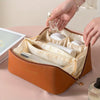 Travel Makeup Bag Large Capacity Cosmetic Bags Waterproof Portable Toiletry Bag Make Up Organizer with Divider and Handle