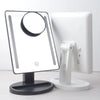 Led Lighted Mirror Makeup Mirrors Desktop Tabletop Illuminated Beauty Mirror 10x Magnifying Mirror Dresser Usb Charge