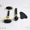 Guasha Natural Stone Massage Face Jade Roller Gua Sha Massage Tool Set for SPA Body Visage Rouleau De Massage Массажер