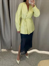 Women's Elegant Coat Pant Sets Full Sleeve V Lace Top Wide Leg Pants Female Suits 2026 Spring Summer Solid Satin Lady Set