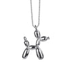 Silver Color Cute Animal Balloon Dog Necklaces Creative Pendant Clavicle Chain Necklace Ladies Girl Jewelry Dropshipping