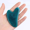 Gua Sha Massage Board Natural Resin Jade Stone for Face Rose Pink Guasha Facial Massager Scrapers Tools for Face Neck Back Body