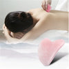 Gua Sha Massage Board Natural Resin Jade Stone for Face Rose Pink Guasha Facial Massager Scrapers Tools for Face Neck Back Body