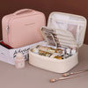 Elyssio Double-Zip Luxury Makeup Bag
