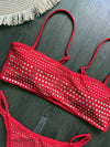 2026 New Sexy Diamond Bikini Women Swimsuit Bandeau Biquini Push Up Swimwear Female Shiny Bathing Suits Bodysuit Beachwear