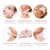 Gua Sha Massage Board Natural Resin Jade Stone for Face Rose Pink Guasha Facial Massager Scrapers Tools for Face Neck Back Body