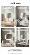 LED makeup mirror with light, beauty lighting, dressing mirror, foldable desktop mirror for student dormitories