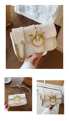 Luxury Women's Leather Crossbody Bag Elegant Designer Shoulder Bag Classic Tote For Stylish Daily Outfits