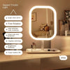 LED makeup mirror with light, beauty lighting, dressing mirror, foldable desktop mirror for student dormitories