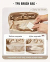 Large Travel Cosmetic Bag for Women Leather Makeup Organizer Female Toiletry Kit Bags Make Up Case Storage Pouch Luxury Lady Box
