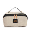 Cosmetic bag New retro light luxury simple canvas portable storage bag Large capacity premium skin care products Wash bag