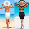 Women's Sarong Coverups Sexy Short Bathing Suit Chiffon Wrap Skirt Beach Swimsuit Cover Ups with Tassels Swimwear