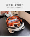 Cosmetic bag New retro light luxury simple canvas portable storage bag Large capacity premium skin care products Wash bag
