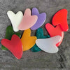 Gua Sha Massage Board Natural Resin Jade Stone for Face Rose Pink Guasha Facial Massager Scrapers Tools for Face Neck Back Body