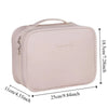 Luxury Double Layer Cosmetic Bag Large Capacity Transparent Pouch Make Up Storage Organizer Zipper Handbag Portable Toiletry Bag