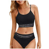 Female Bathing Suit Swimwears Women'S Sexy Triangle Bikini Two Pieces High Waisted Female Swimwear Summer Bikinis Sets купальник
