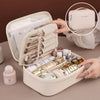 Elyssio Double-Zip Luxury Makeup Bag
