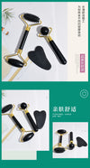 Guasha Natural Stone Massage Face Jade Roller Gua Sha Massage Tool Set for SPA Body Visage Rouleau De Massage Массажер