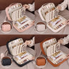 Luxury Double Layer Cosmetic Bag Large Capacity Transparent Pouch Make Up Storage Organizer Zipper Handbag Portable Toiletry Bag