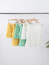 O-neck Vest Mini Skirt Suits Women Sexy sparkly Sequined Sleeveless Tank Tops With Bodycon Short Skirts Fashion Ladies Beachwear