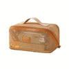 Luxury Makeup Organizer Bag, Female Cosmetic Travel Case with Zipper, Large Capacity Toiletry Storage Pouch for Women Makeup Bag