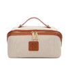 Cosmetic bag New retro light luxury simple canvas portable storage bag Large capacity premium skin care products Wash bag