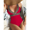 Bikini European American New 2023 Gold Sexy Bikini Women's Printed Steel Bracket Triangle Swimwear Push Up One Piece Swimwear
