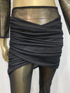 Women Luxury Sexy Long Sleeve Mesh Black Beige Two Piece Pants Set 2024 Celebrity Designer Fashion Women's Set