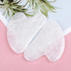Gua Sha Massage Board Natural Resin Jade Stone for Face Rose Pink Guasha Facial Massager Scrapers Tools for Face Neck Back Body