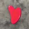 Gua Sha Massage Board Natural Resin Jade Stone for Face Rose Pink Guasha Facial Massager Scrapers Tools for Face Neck Back Body