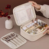 Elyssio Double-Zip Luxury Makeup Bag