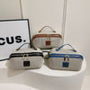 Cosmetic bag New retro light luxury simple canvas portable storage bag Large capacity premium skin care products Wash bag