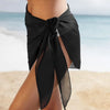 Women's Sarong Coverups Sexy Short Bathing Suit Chiffon Wrap Skirt Beach Swimsuit Cover Ups with Tassels Swimwear