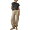 Spring Solid Color Pants Sets Women Fashion Sporty Style Short Sleeves Tops High Waist Trousers Two Piece Set Female Streetwear