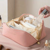 Travel Makeup Bag Large Capacity Cosmetic Bags Waterproof Portable Toiletry Bag Make Up Organizer with Divider and Handle