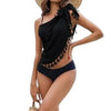 Women's Sarong Coverups Sexy Short Bathing Suit Chiffon Wrap Skirt Beach Swimsuit Cover Ups with Tassels Swimwear