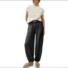Spring Solid Color Pants Sets Women Fashion Sporty Style Short Sleeves Tops High Waist Trousers Two Piece Set Female Streetwear