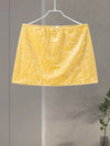 O-neck Vest Mini Skirt Suits Women Sexy sparkly Sequined Sleeveless Tank Tops With Bodycon Short Skirts Fashion Ladies Beachwear