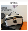 Cosmetic bag New retro light luxury simple canvas portable storage bag Large capacity premium skin care products Wash bag