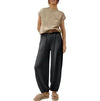 Spring Solid Color Pants Sets Women Fashion Sporty Style Short Sleeves Tops High Waist Trousers Two Piece Set Female Streetwear