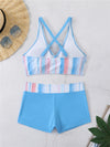 2025 High Waist Bikinis Women Sports Swimwear Print Bathing Suit Female Padded Beach Wear Bathers Swimming Swimsuit Summer
