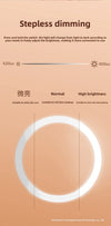 Wholesale 2026 New LED Makeup Mirror Round Desktop Mirror with Light Metal Small Gift