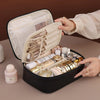 Elyssio Double-Zip Luxury Makeup Bag