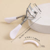 Portable Eyelash Curler with 15 Silicone Pads and Stainless Steel Eyelash Curler, Used for Eyelash Extensions and Curling Tools