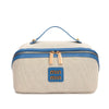 Cosmetic bag New retro light luxury simple canvas portable storage bag Large capacity premium skin care products Wash bag