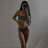 2026 New Sexy Diamond Bikini Women Swimsuit Bandeau Biquini Push Up Swimwear Female Shiny Bathing Suits Bodysuit Beachwear
